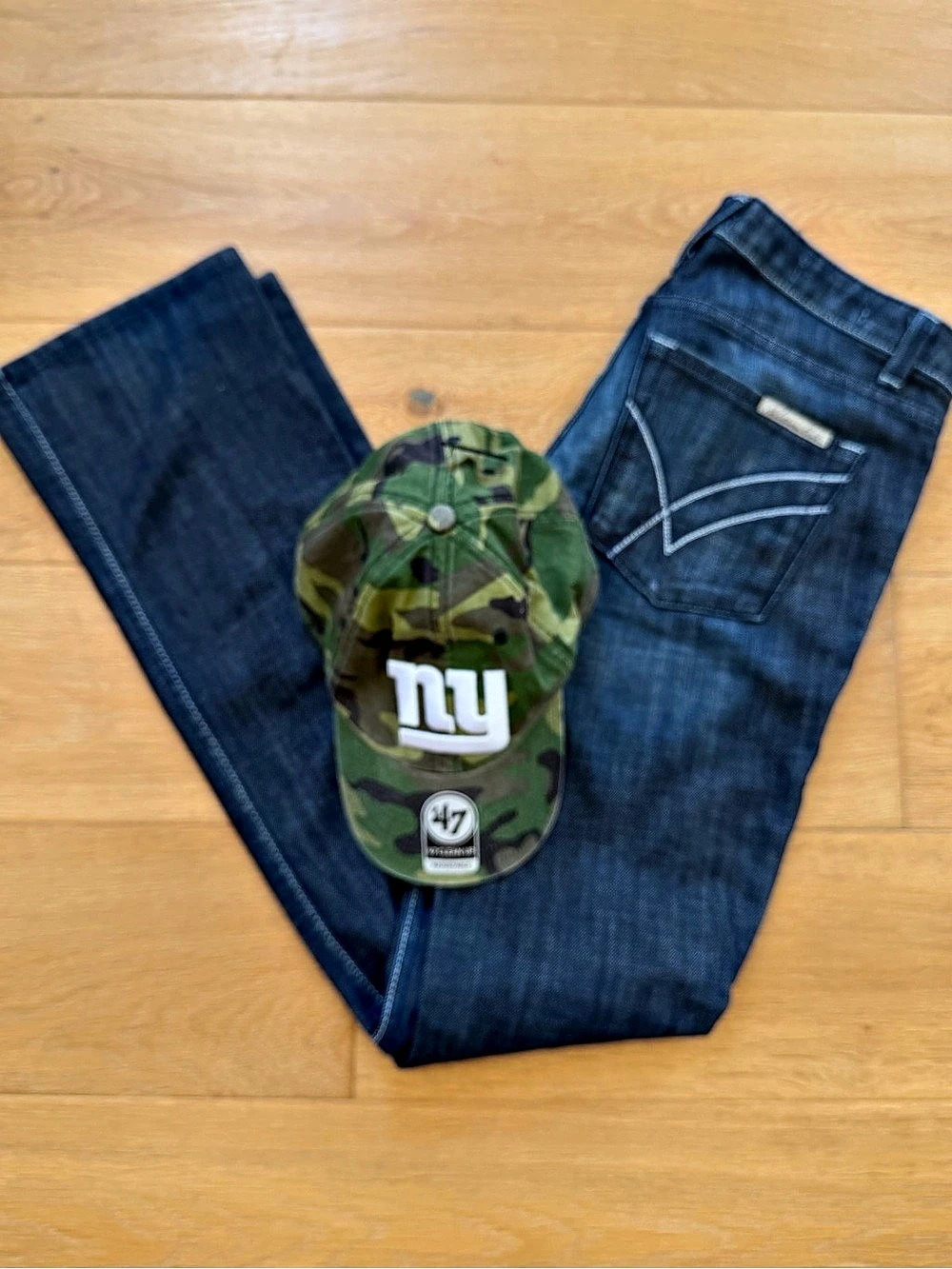 47 Brand New York Giants '47 Clean Up Adjustable Hat Camo Hat